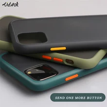 Contrast Color Mobile Phone Case Luxury Matte Hard Frame PC Case For IPhone 11 Pro X XR XS Max 7 8 Plus Fashion Matte Phone Case