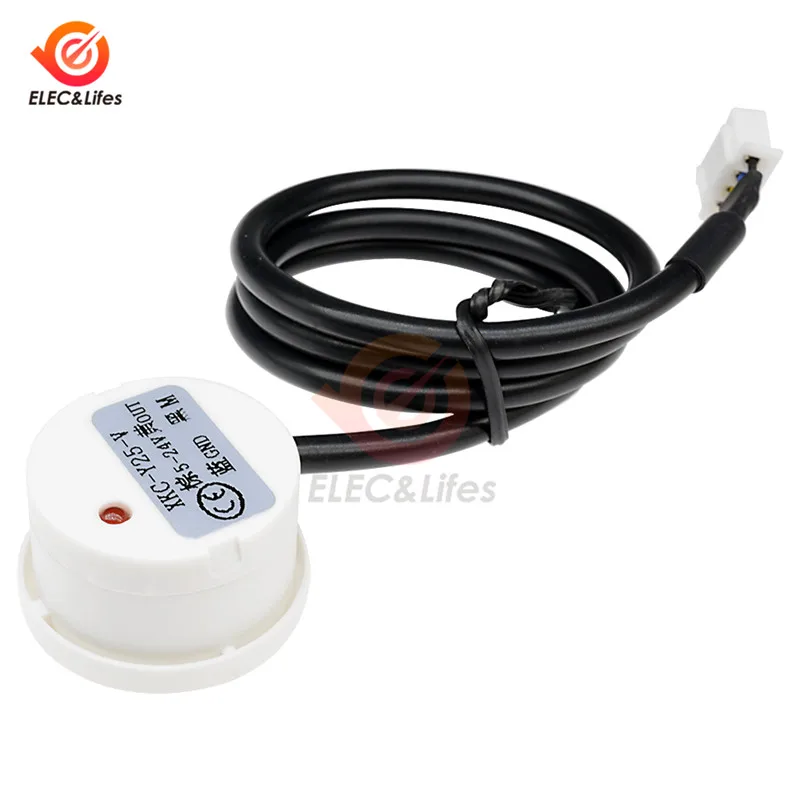 DC 5V 12V 24V XKC Y25 T12V Non-Contact Liquid Level Sensor Switch Outer Adhering Type Water Level Sensor NPN PNP RS485 Y25-V water level switch liquid level monitor