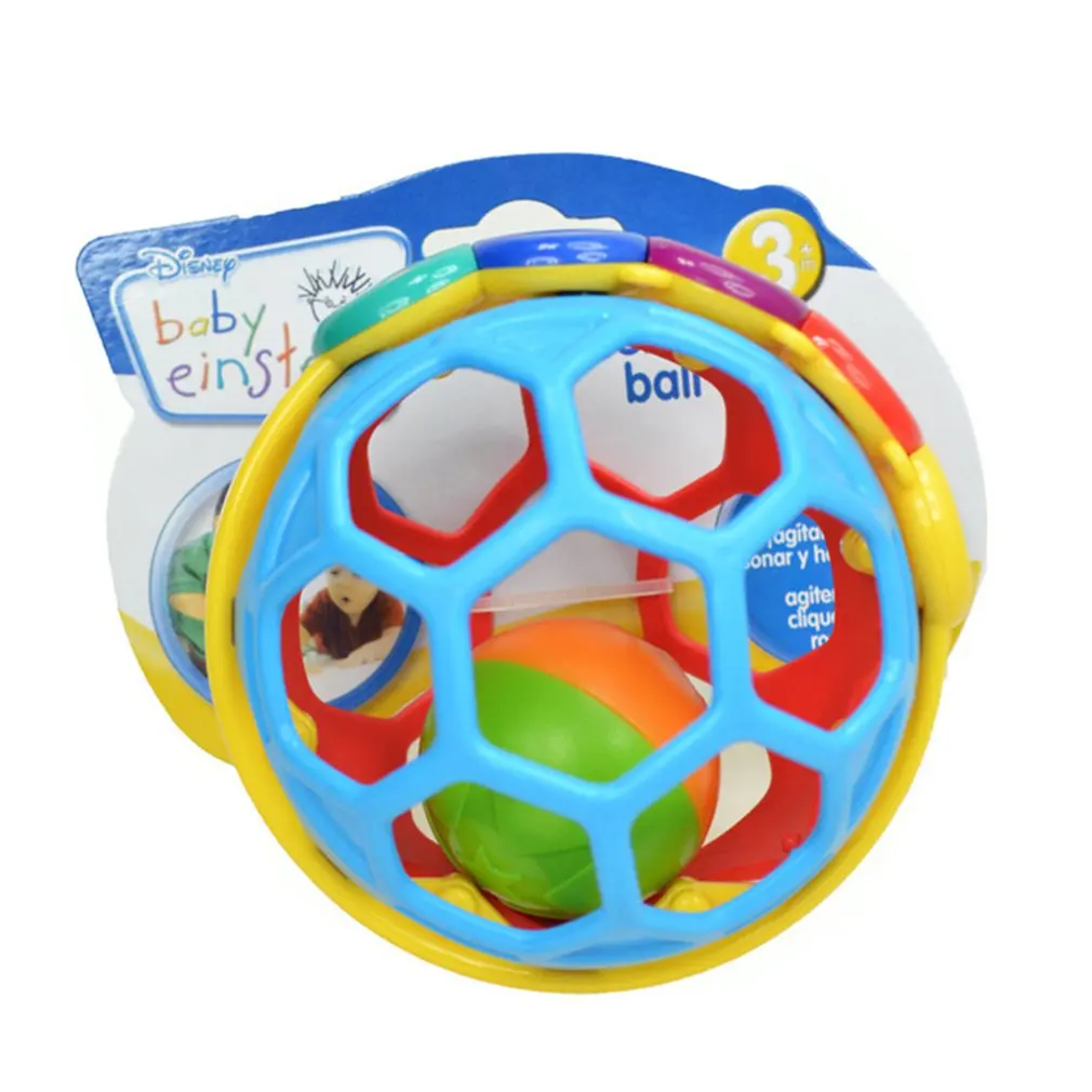 Baby Toys Hand Grip Ball Sound Massage Perception Soft Intelligence Activity Grasping Rattle Children's Early Childhood Gifts