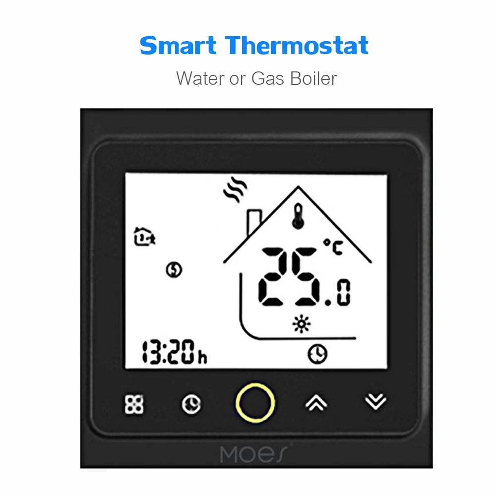 WiFi Smart Thermostat Temperature Controller APP Control for Home Floor Heating Water Compatible with Alexa / Google /Electric