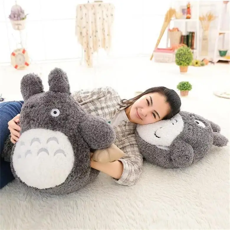 

Autumn And Winter New Style Cute Totoro Home Office Cartoon Animal Throw Pillow Hand Warmer Valentine's Day Gift Wholesale Custo