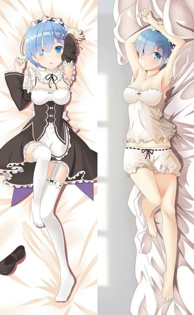 Японское аниме Re Zero kara Hajimeru Isekai Seikatsu Rem Ram Throw Dakimakura подарки постельные принадлежности длинная подушка для объятий чехол 150x50 см