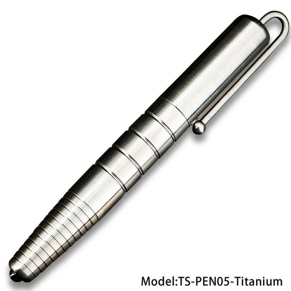 TWOSUN Titanium Alloy Self-defense Tactical Survival Ballpoint Rollerball Pen 
