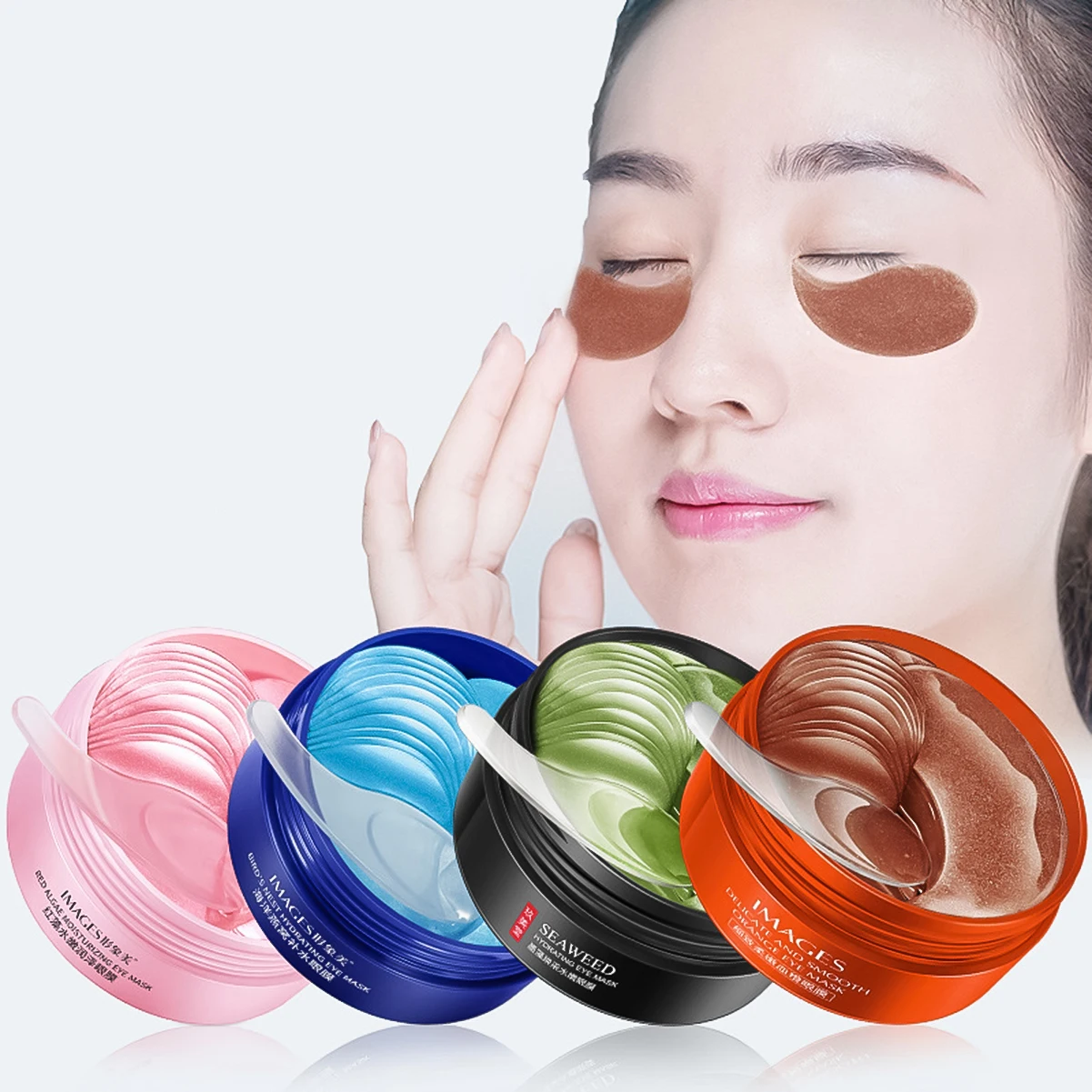 60pcs Blood Orange Eye Mask 9 Colors Moisturizing Face Dark Circles Remover Anti Wrinkle Gel Sleep Patches | Красота и здоровье