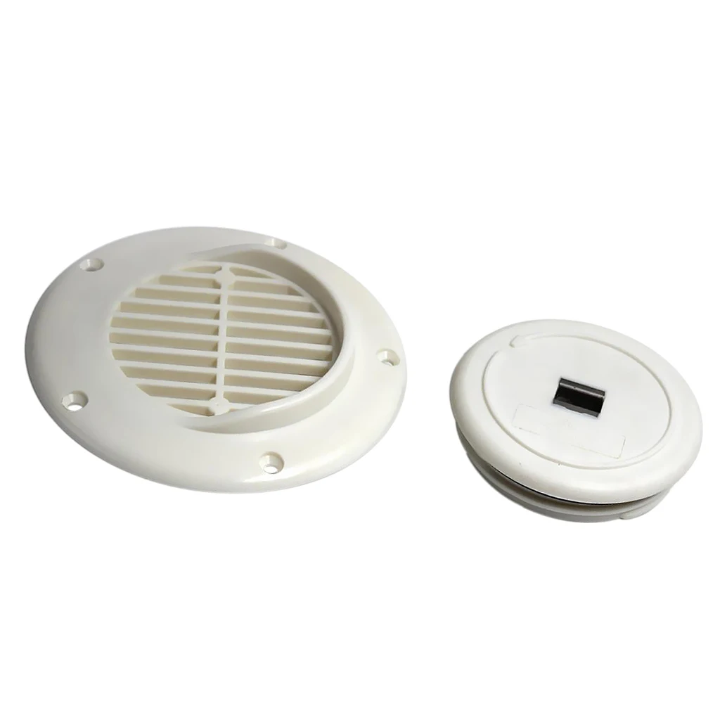3" White Boat Round Drain Screw Bung& Socket With Captive Plug /Boat