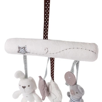 

Plush Doll Hanging Bed Baby Stroller Car Toys Cute Rabbit Star Stuffed Cradles E65D