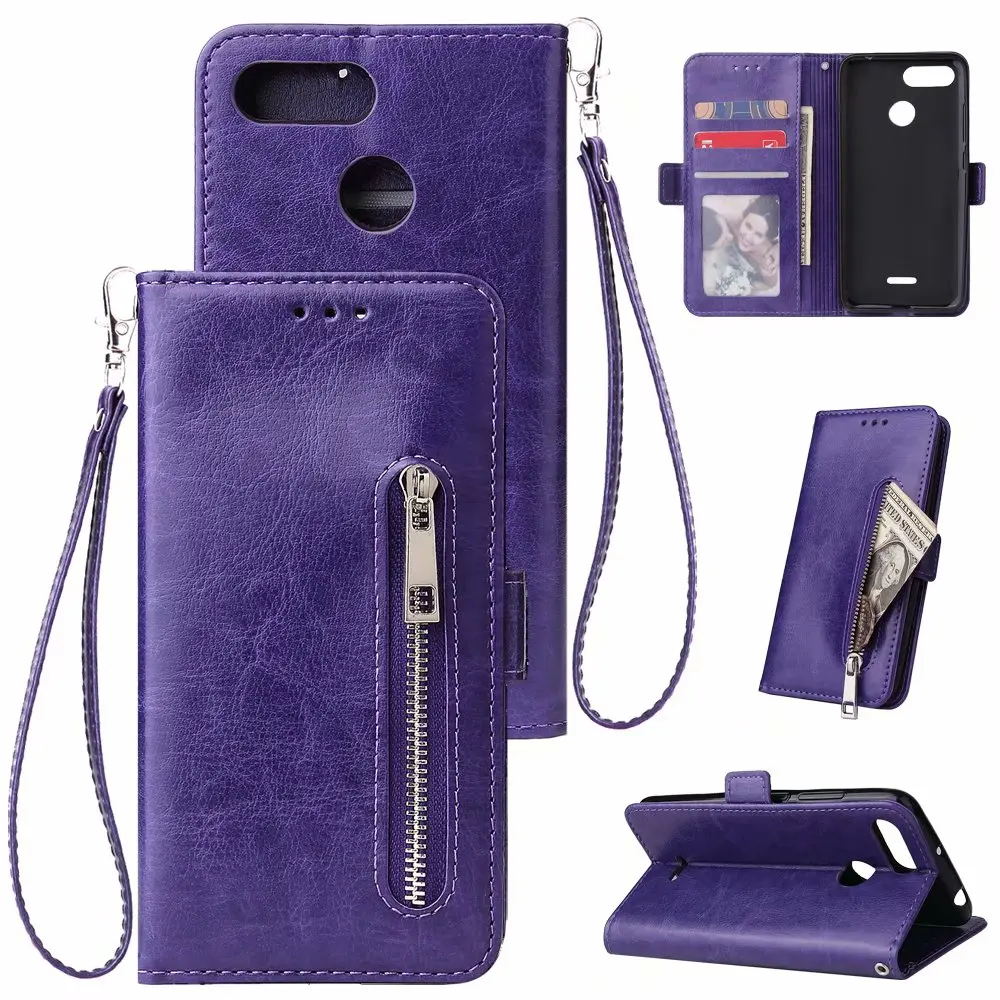 

Zipper Wallet Case For Xiaomi Redmi 4A 4X 5A 6A Note 5 6 7 Pro Back Cover For Coque Xiaomi 8 Lite Case Zipper Leather Cover Capa
