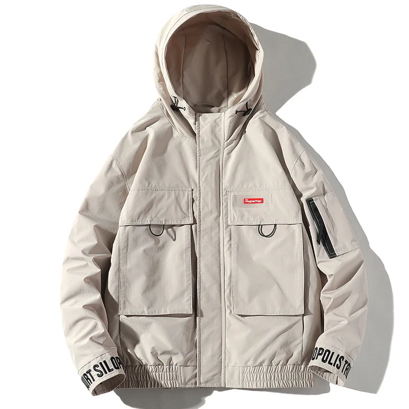 

Jacket Men's 2019 Spring And Autumn New Style Popular Brand Coat Youth Popular Loose-Fit Hooded Coat Students Versatile Coat