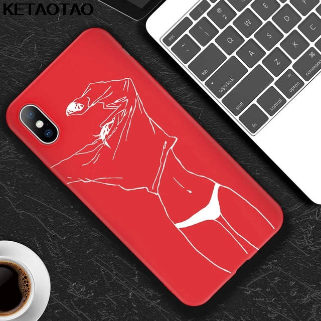 Чехол для телефона KETAOTAO с изображением сердца для iPhone 4S, SE, 5C, 5S, 6 s, 7, 8 Plus, X, XS, XR, 11 Pro, чехол из мягкого ТПУ, резины, силикона - Цвет: Серый
