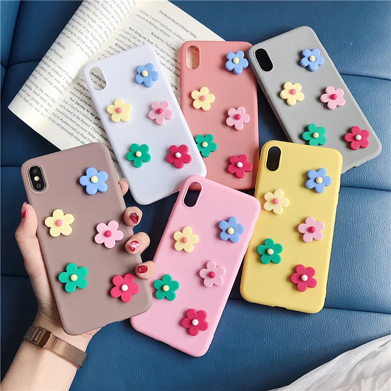 Чехол для телефона Samsung Galaxy A10 A20 A30 A40 A50 A70 A80 A90 A10S A20S A40S A50S M10 M20 M30 M30S 3D с цветочным