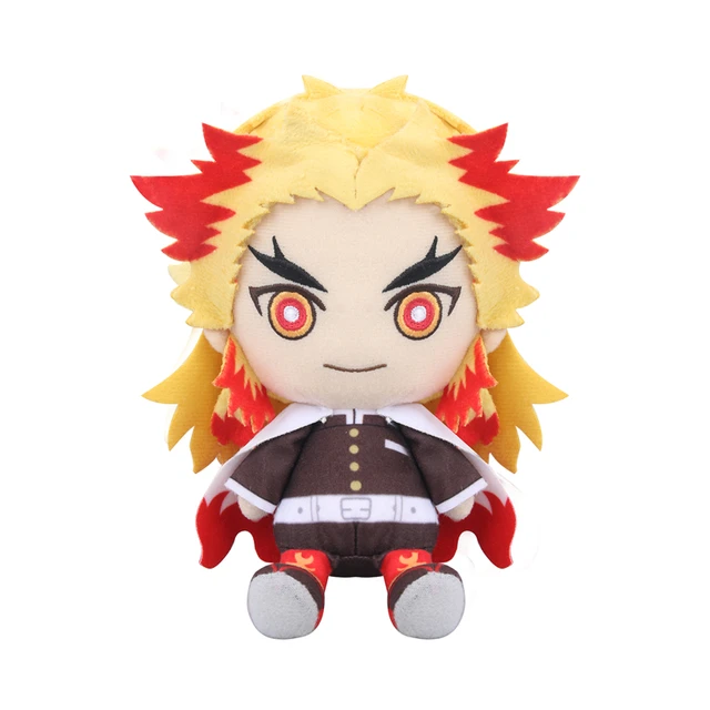 1pcs Demon Slayer Doll Rengoku Kyoujurou Uzui Tengen Kochou Shinobu kimetsu no yaiba Lovely Plush Toys Nice Gift Size 16/20cm Rengoku Kyoujurou
