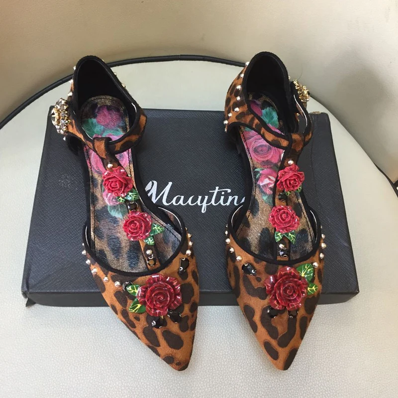 Пикантные леопардовые туфли на высоком каблуке с острым носком; модные дизайнерские туфли mary janes; женская официальная обувь