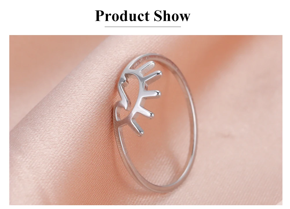 Cazador Sommer-Sonnenwellenringe für Frauen, Edelstahl, minimalistischer Sonnenuntergang, Fingerring, Schmuck, Party, Urlaub, Geschenk, 2026, Großhandel – Detail 5
