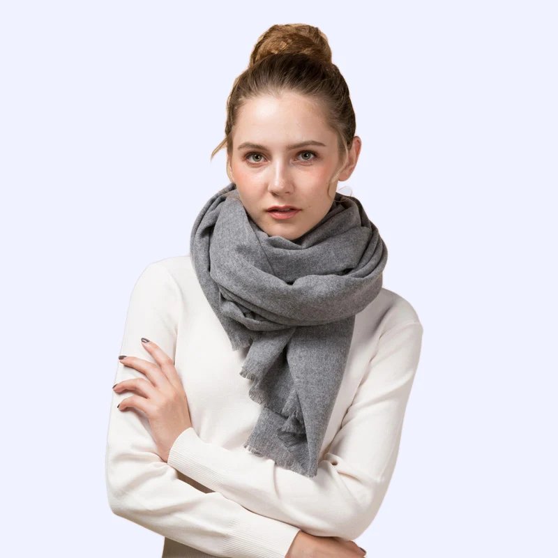 Роскошный женский теплый кашемировый пашминовый зимний шерстяной шарф палантин