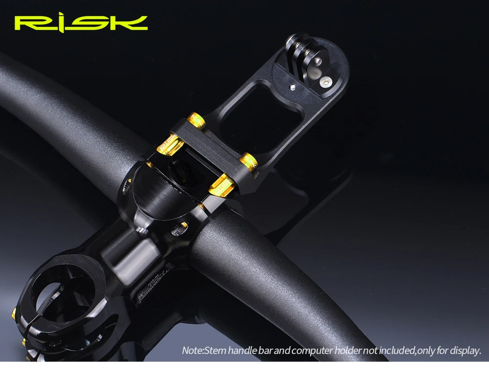 Risk M5x40mm титановый велосипед держатель компьютера фиксирующий болт MTB дорожный велосипедный спидометр/держатель камеры Расширенный крепежный винт набор