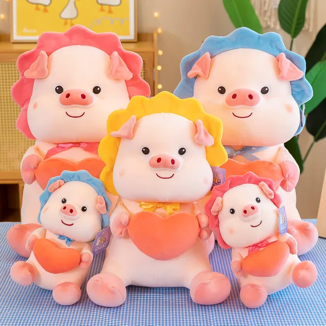 Piggy Doll Hugs Love Warm Color Cute Soft Pig Plush Doll Soothing Gift Decoration Ornaments for Friends Confess Holiday Surprise 2