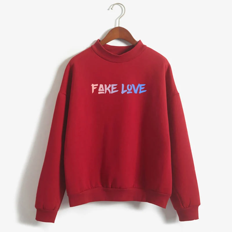Что спереди была надпись «fake love», а сзади «Jimin 95»! толстовка унисекс K-pop Bangtan для мальчиков Fake love с капюшоном
