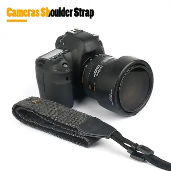 

Universal Adjustable Camera Shoulder Neck Strap Cotton Leather Belt For Nikon Canon DSLR Cameras Strap Part