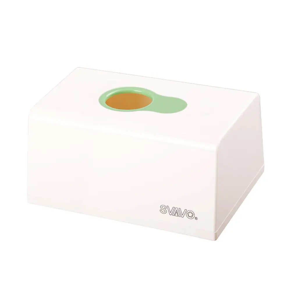 

SVAVO Napkin Tissue Holder ABS Plastic Rubber Floor Tissues Box Decor Household Napkin Box for Living room Office