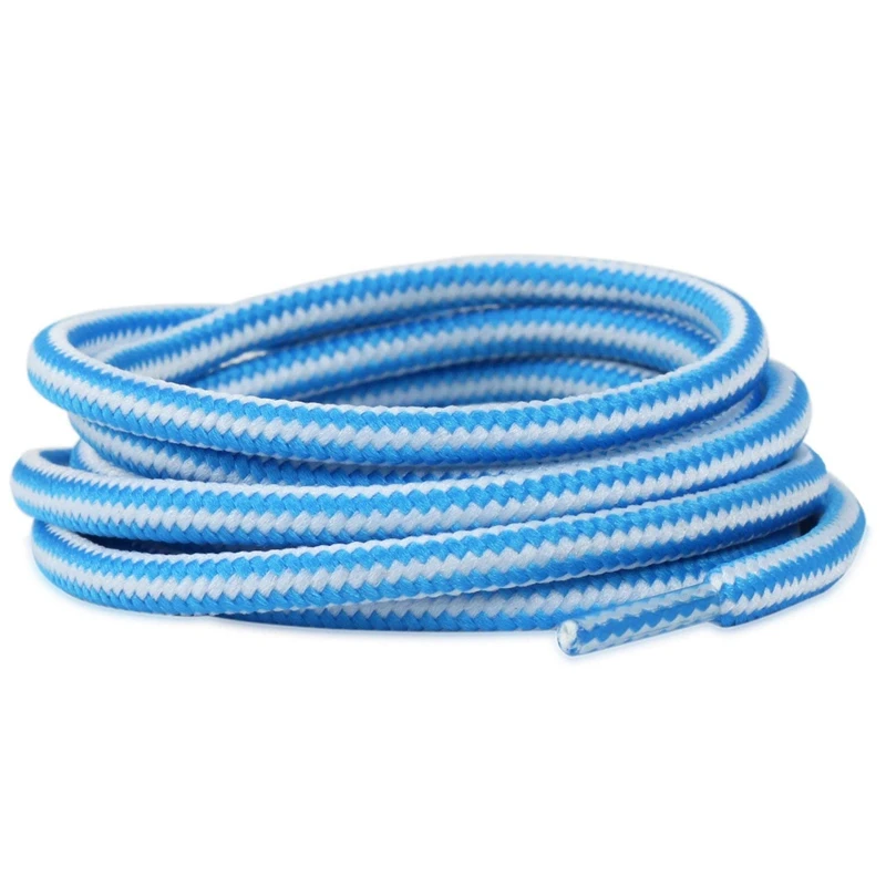 Высококачественные двухцветные круглые шнурки для обуви унисекс уличные