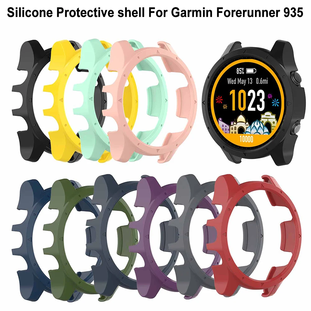 Garmin 포어 러너에 대 한 935 945 스마트 워치 실리콘 보호 케이스 Garmin 포어 러너에 대 한 모든 라운드 Shockproof 시계 다이얼 커버