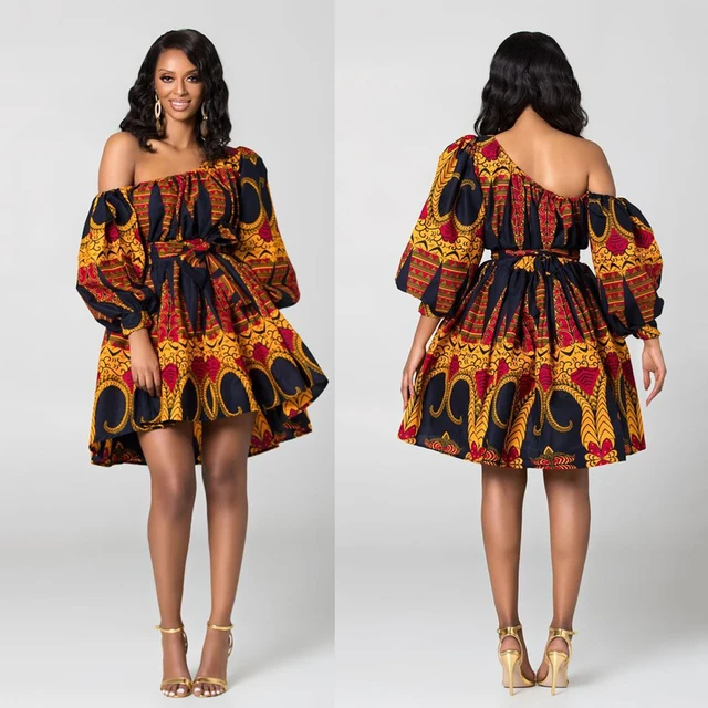 Kemi Off-Shoulder African Dresses - Image 3