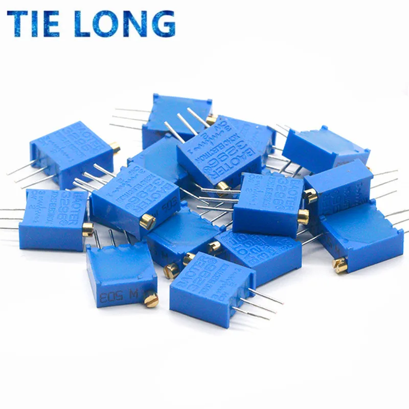 10PCS 3296W-1-502LF 3296W 5K ohm 502 3296W-1-502 3296W-502 W502 Trimpot Trimmer Potentiometer | Электронные компоненты и