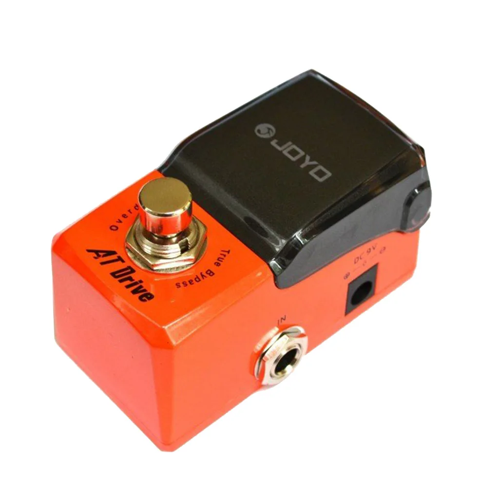 Эффекты электрогитары педаль на Привод Overdrive True Bypass оранжевый
