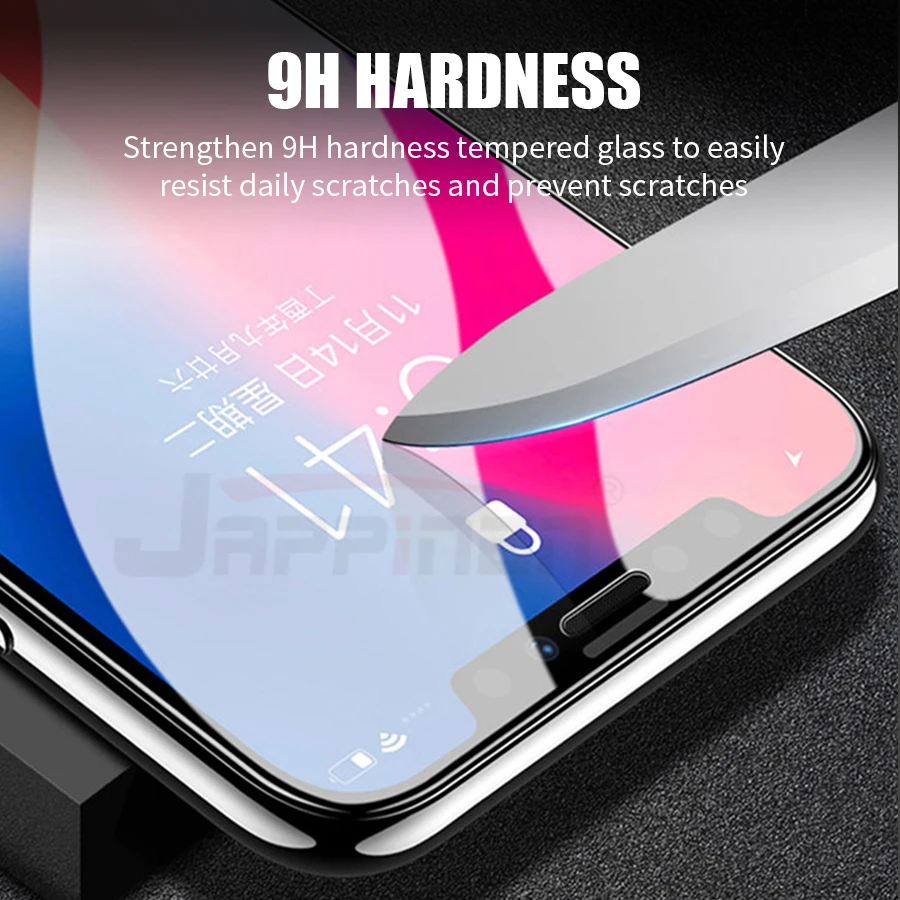 6D полное клеевое Покрытие Закаленное стекло для iPhone 12 mini 11 Pro Max XR XS 8 7 6 6s Plus Защита