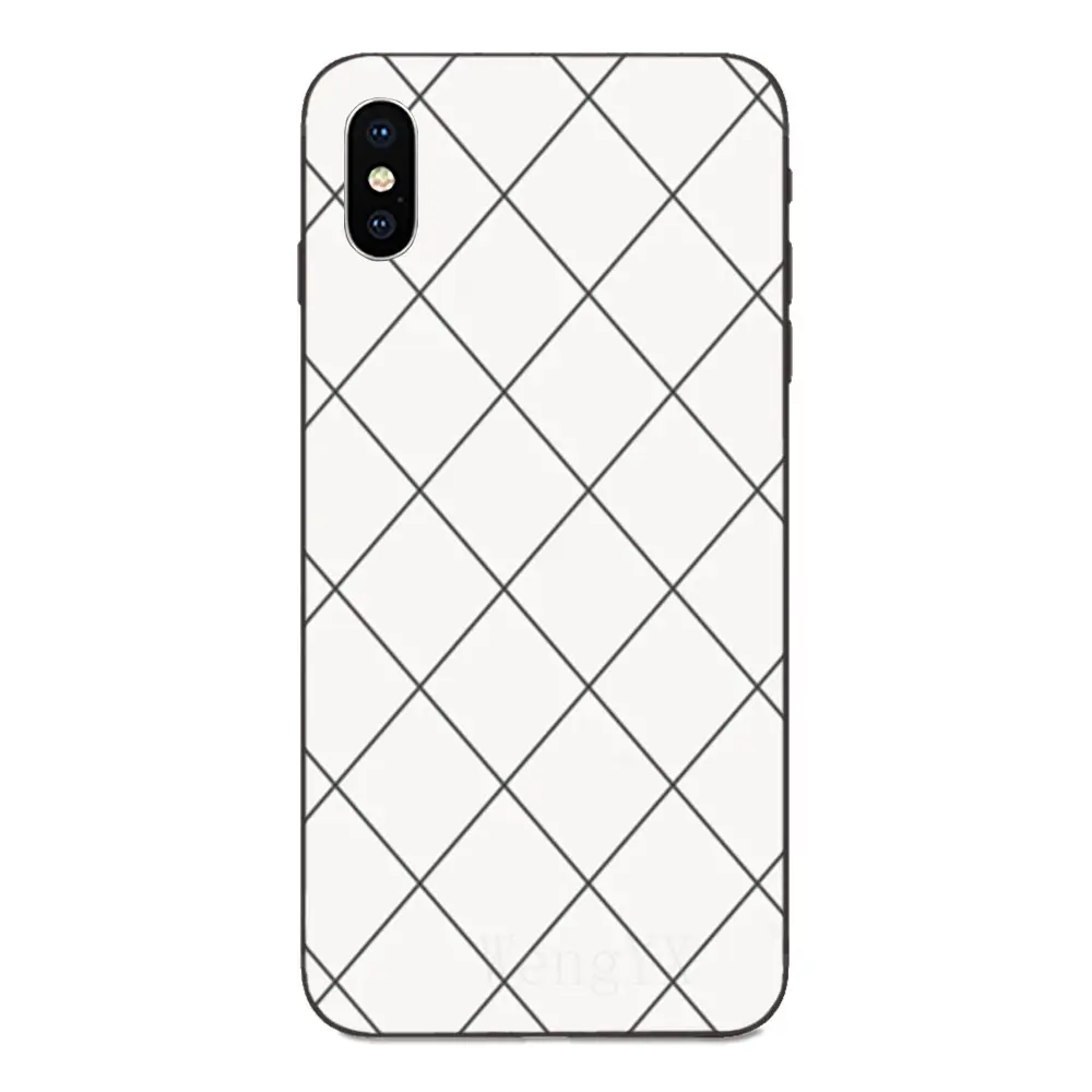 Картина чехол для телефона в черно белую клетку Galaxy C5 C7 J1 J2 J3 J330 J5 J6 J7 J730 M20 M30 Ace Core Max