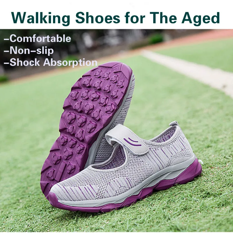 New Upgrade Women's Shoes for The Elderly Summer Walking Shoes for The