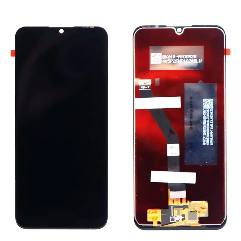 Для huawei Y6 ЖК-дисплей кодирующий преобразователь сенсорного экрана в сборе с рамкой для huawei Y6 Pro lcd Y6 Prime MRD-LX1f LX3 - Цвет: Black No Frame