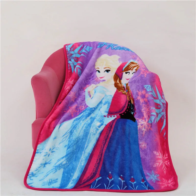 Одеяло Принцессы Диснея, 70x100 см детское одеяло с героями мультфильма «Холодное сердце» и «Эльза» воздухопроницаемое одеяло Подарочное одеяло с Микки Маусом для мальчиков и девочек