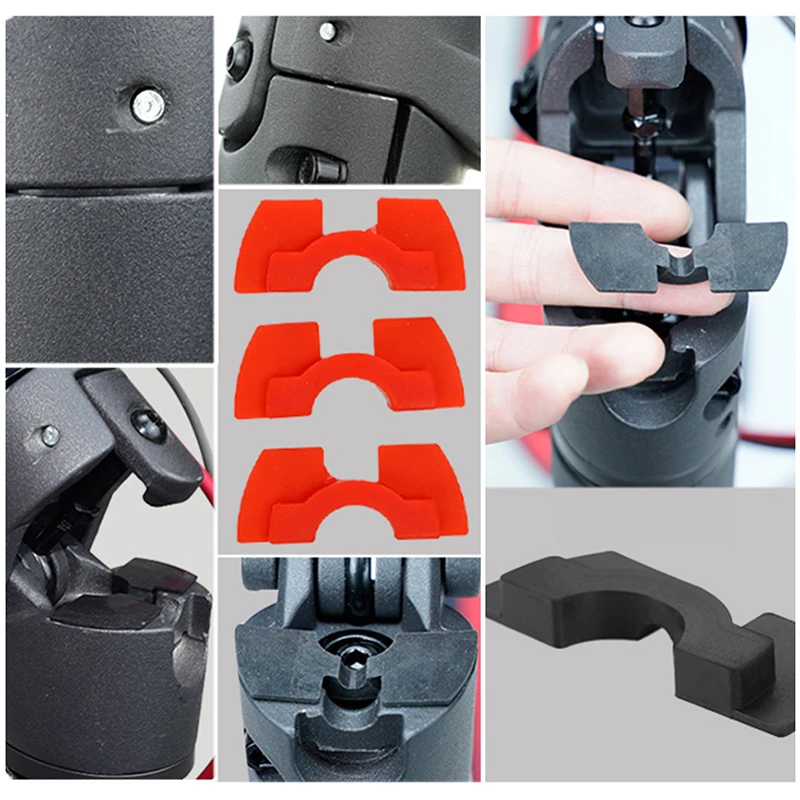 3Pcs Stoßdämpfer Rubber Dämpfung der Vibration für Xiaomi M365 Falten Roller