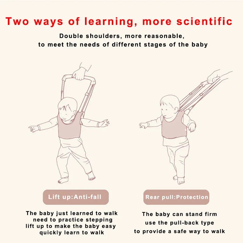 Детские ходунки, портативные детские ремни, помощник малыша, поводок для детей, обучение, обучение, ходьба, детский ремень для младенцев