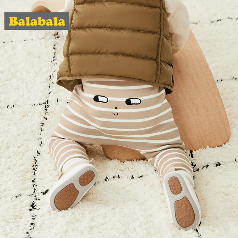Balabala/штаны для малышей; Новинка года; брюки для мальчиков; сезон осень-зима; спортивные повседневные штаны для девочек; бархатные штаны на подгузник