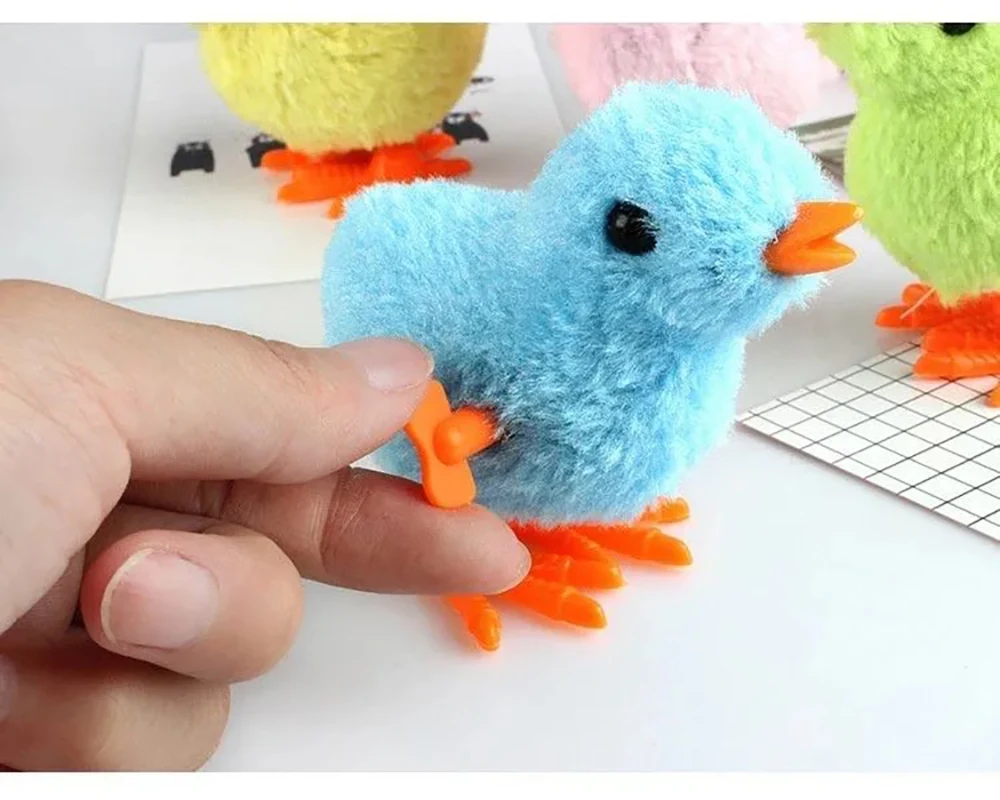 Cat Toy Wind Up Jumping Chicken Funny Pet Interactive Gifts Teaser Kittens Toys Pet Dog Supplies Cats Toys Games Accessories