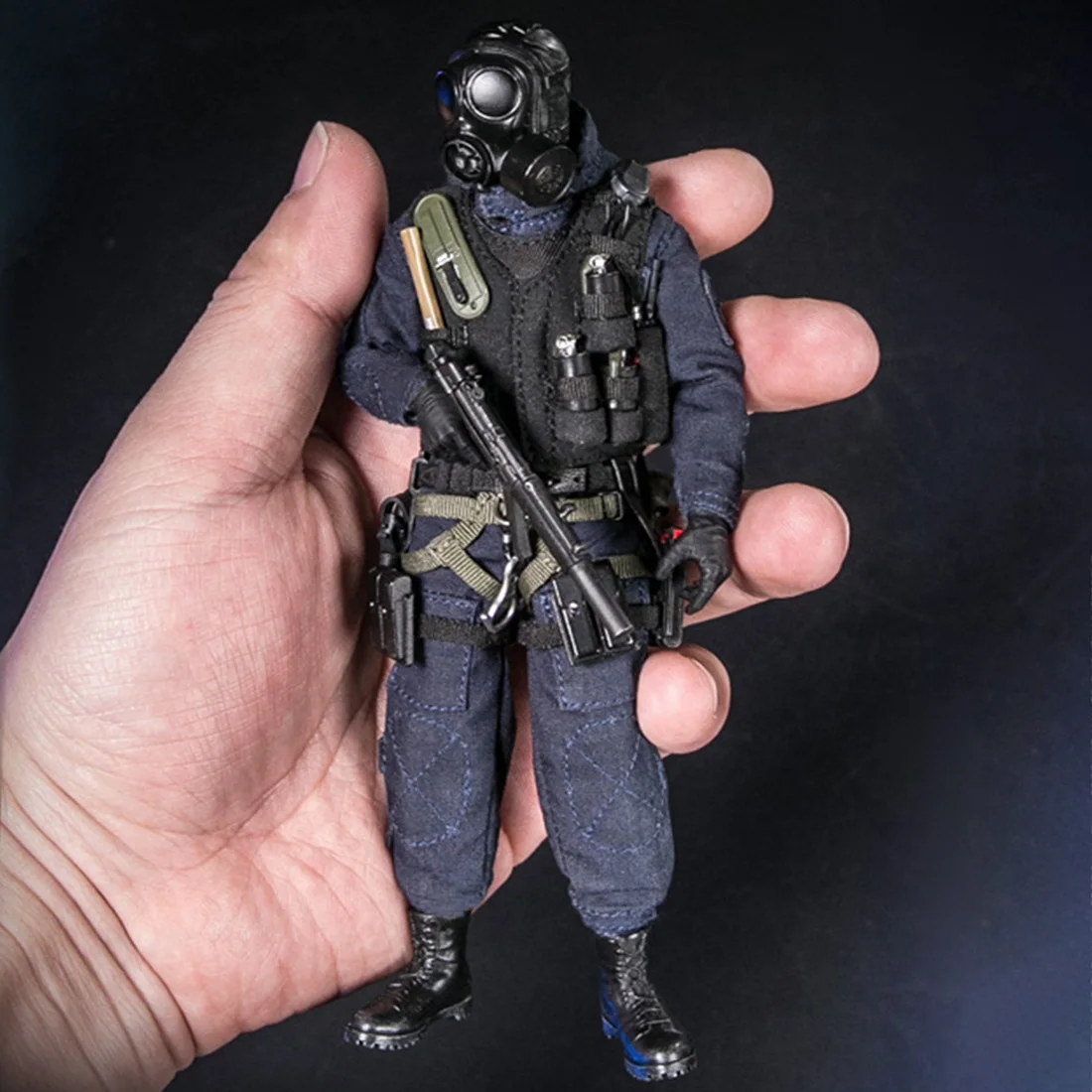 2 шт. Набор 15 см 1/12 игровая фигурка военного Реалистичного головной убор DIY ручной работы Breacher Assaulter Soldier модель