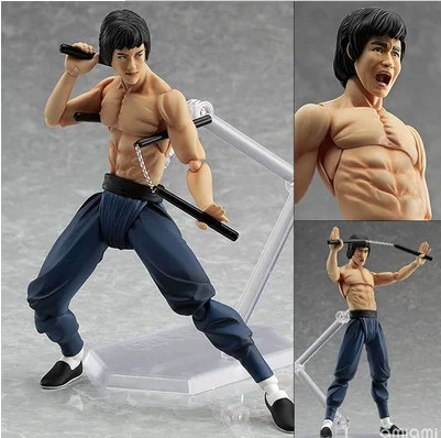 Фигурка Брюса Ли Figma 266 ПВХ фигурка Брюса Ли Коллекционная модель игрушки 14 см