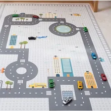 80*130 см игра для детей коврик игрушки цифровой Коврик-дорожка ковер пол одеяло Детский ползающий коврик Нескользящая детская комната украшение