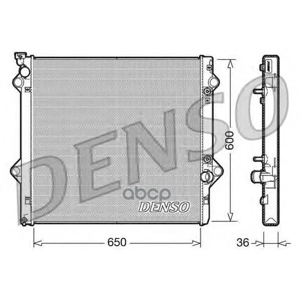 Радиатор Системы Охлаждения Toyota: Land Cruiser Lexus: Gx Denso арт. DRM50049