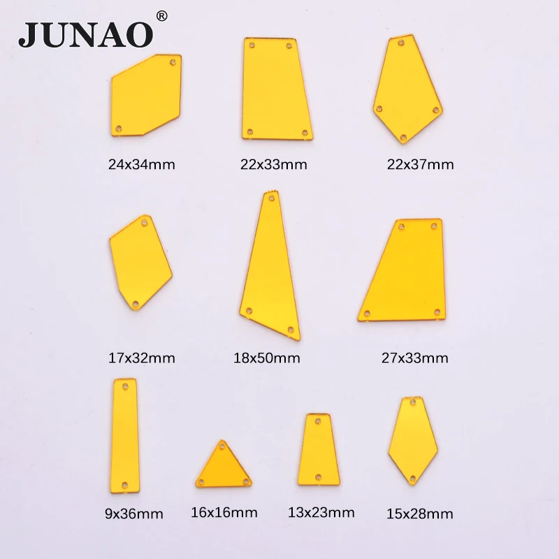 JUNAO-20pcs-Mix-Size-Sew-On-Clear-Mirror-Rhinestone-Silver-Applique-Flatback-Acrylic-Gems-Sewing-Strass (4)