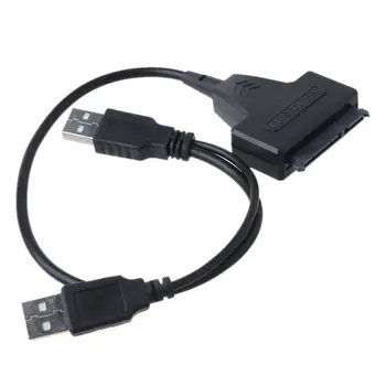 

SATA to USB 2.0 Adapter External Power for 2.5/3.5 Inch SSD Hard Disk Drive Converter Cable