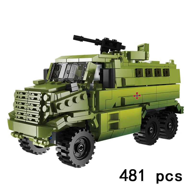 Ww2 Military Vehicles guided Tank missile Sets SWAT Army City Police T34 Germany UK US Building Blocks World War ii artillery 3