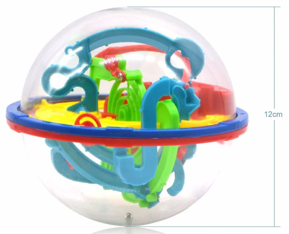 100 шаг 3D головоломка шар магический интеллект шар лабиринт сфера шар игрушки сложные барьеры игра тестер мозга тренировка баланса