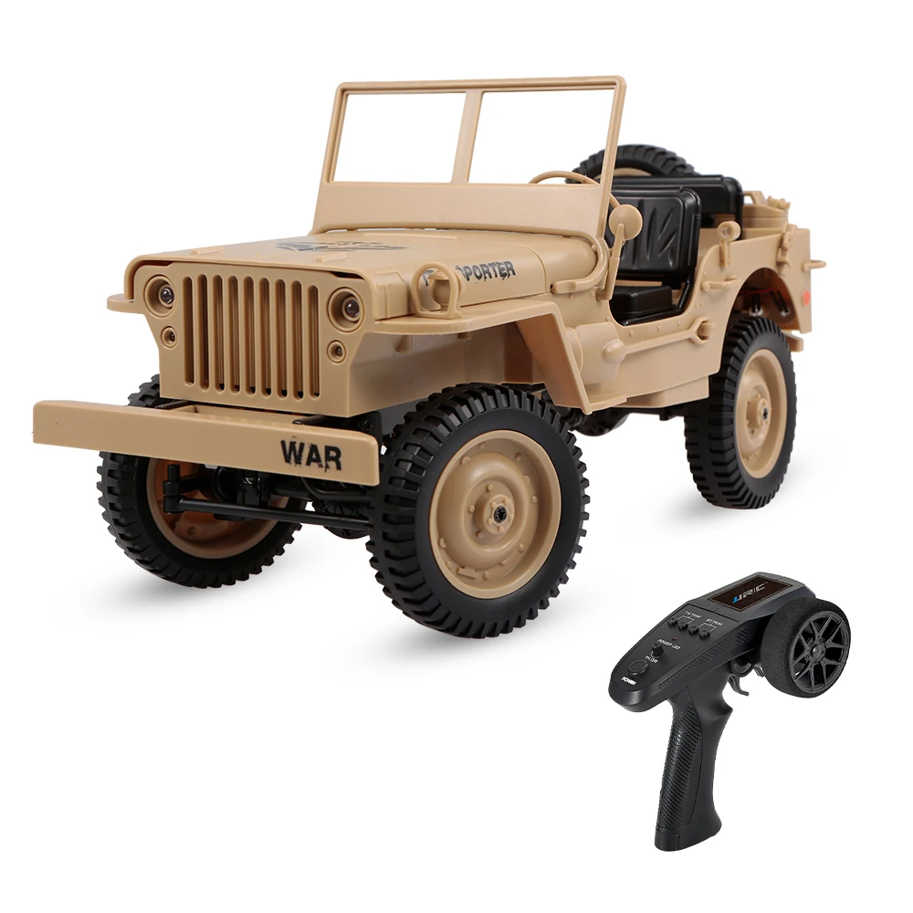 Q65 1/10 2,4G 4WD RC внедорожный военный грузовик транспортер 6 RTR детский подарок детская игрушка - Цвет: Цвет: желтый