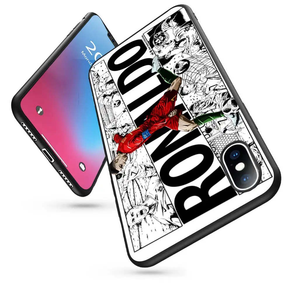 اغطية جلسات خارجية Coque CR7 Cristiano Ronaldo Case for iPhone 11 Pro Max XR XS 5s 6 ... coque iphone 11 7 Cristiano Ronaldo