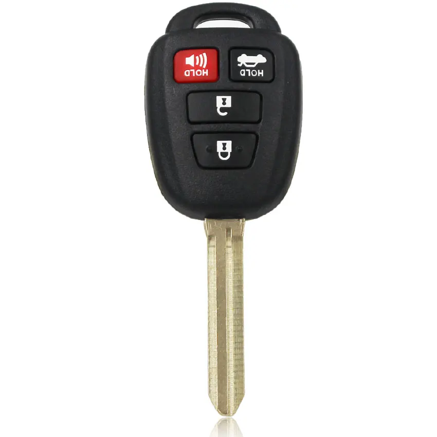 Дистанционный ключ с 4 кнопками для Toyota Camary Corolla 314 МГц без чипа FCCI: HYQ2BEL|Ключ от