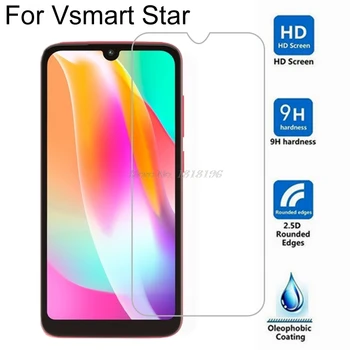 Перейти на Алиэкспресс и купить Закаленное стекло 9H 2.5D для V smart Star, Высококачественная Защитная пленка для смартфона Vsmart Star, защитная пленка