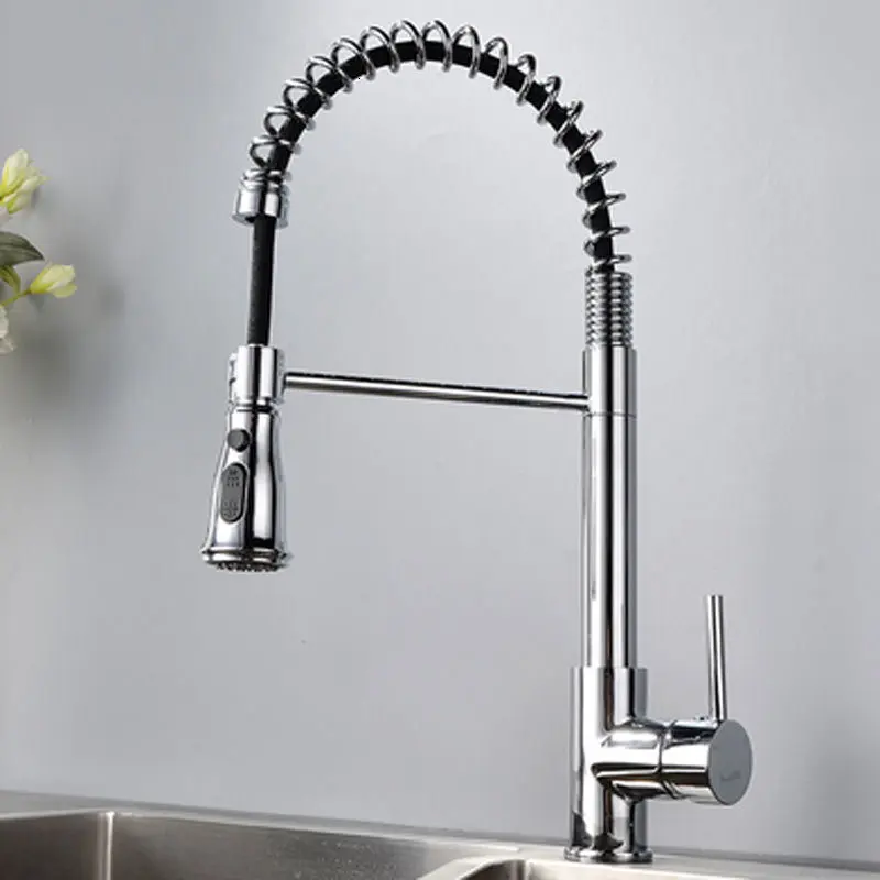 Каждый холодный медный Черствый cocine humo draw black cepillado oro fregadero xiancai телескопические туалеты универсальные весенние грифоны